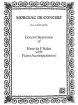 Morceau de Concert - F. Horn and Piano TS0002