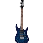 GRX70QATBB  Ibanez GRX Electric Guitar - Transparent Blue Burst