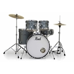 RS525SC/C706  Pearl Roadshow Charcoal Metallic Drumset w/cymbals