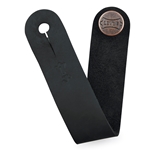 MM18CH-BLK Levys Black Leather Headstock Strap Adapter