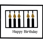 SCCHBCANDLES Soldier Creek Creations Birthday Card
