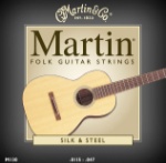 MA130  Martin Folk Guitar Strings -- Silk & Steel
