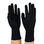 BCGM StylePlus Black Cotton Gloves Medium
