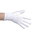 WCGS StylePlus White Cotton Gloves Small