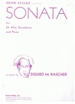 Sonata For Eb Alto Saxophone 164-00047