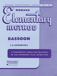 Rubank Elementary Method for bassoon HL04470060