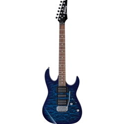 GRX70QATBB  Ibanez GRX Electric Guitar - Transparent Blue Burst