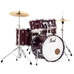 RS525SC/C91  Pearl Roadshow Wine Red Drumset w/cymbals