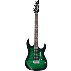 GRX70QATEB  Ibanez GRX Electric Guitar - Transparent Emerald Burst