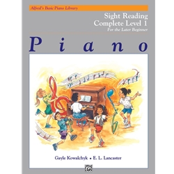 Alfred's Basic Piano Library: Sight Reading Book Complete Level 1 (1A/1B) 5744