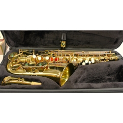 PMSA-185 P Mauriat Intermediate Alto Sax, Gold Lacquer