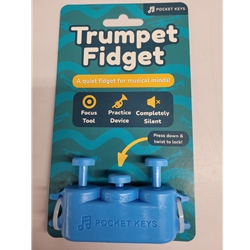 PKTF Pocket Keys Trumpet Fidget (blue or yellow)
