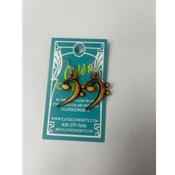 CCEBC Cate's Concepts Earrings - Bass Clef