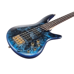 SR300EDXCZM Ibanez Electric Bass Guitar, Cosmic Blue Frozen Matte