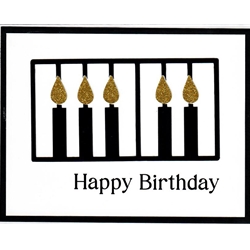 SCCHBCANDLES Soldier Creek Creations Birthday Card