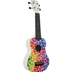 DDUK3 Rainbow Flower Soprano Ukulele