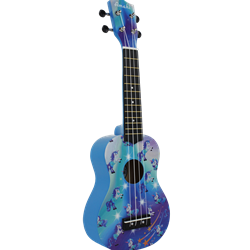 DDUK23 Unicorn Dreams - gloss finish soprano ukulele