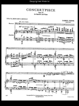 Concertpiece Opus 35 - Bassoon and Piano IM1617